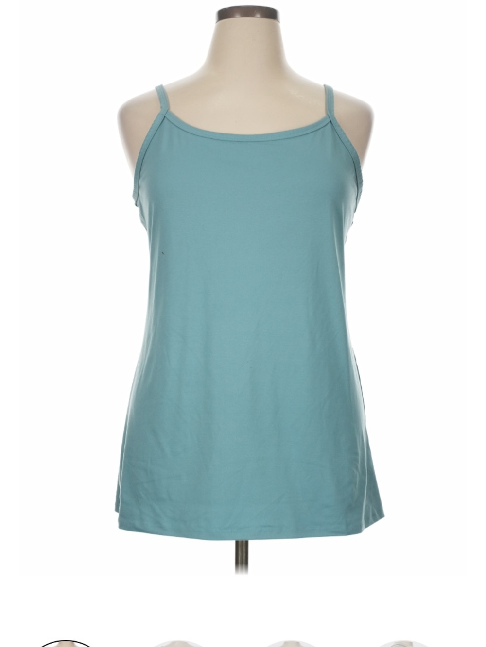 Terra & Sky Teal Slim-Strap Tank Top